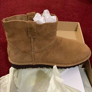 Classic unlined mini chestnut uggs